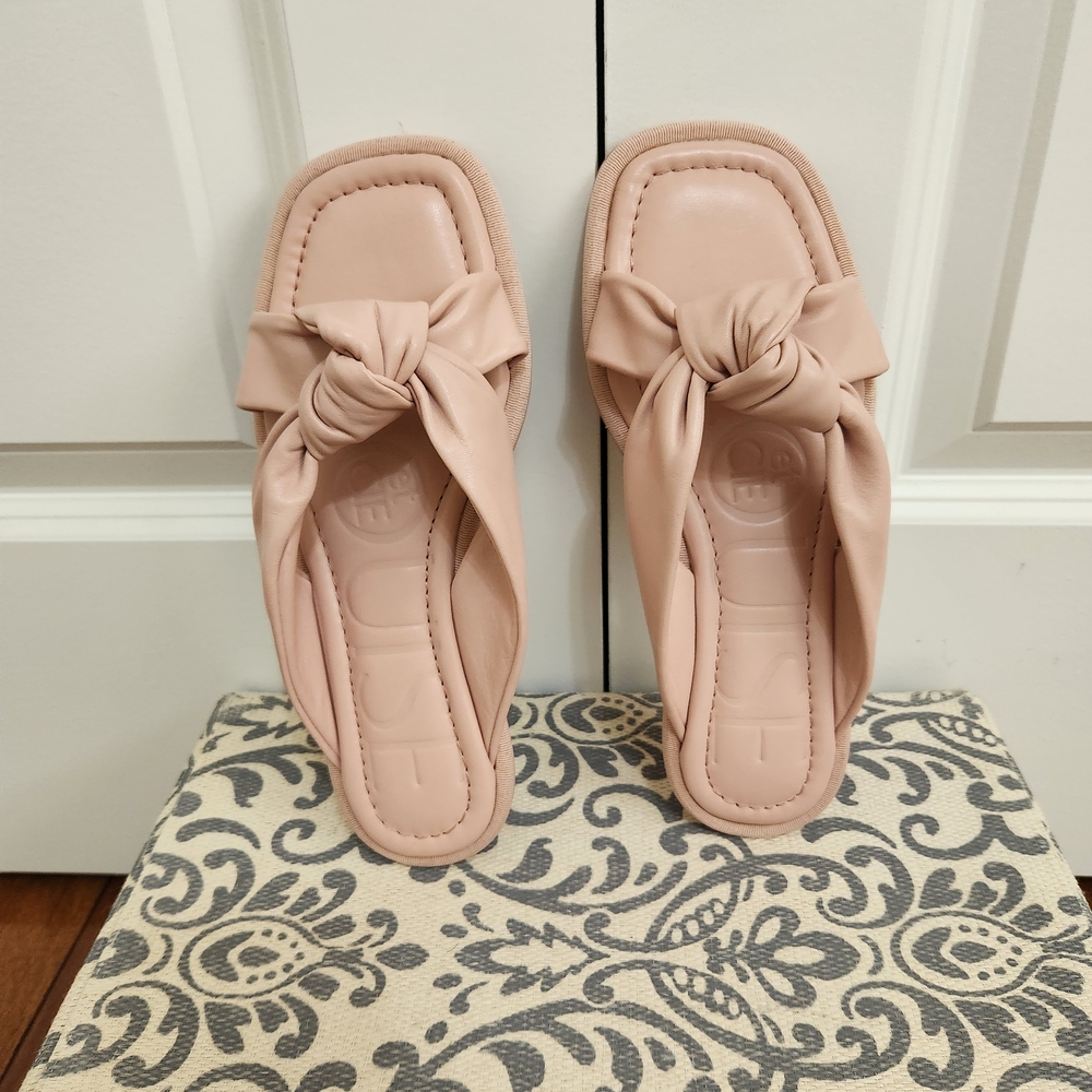 Louise et Cie Women's Knotted Slide Sandal - Blush Pink - Picture 4 of 7